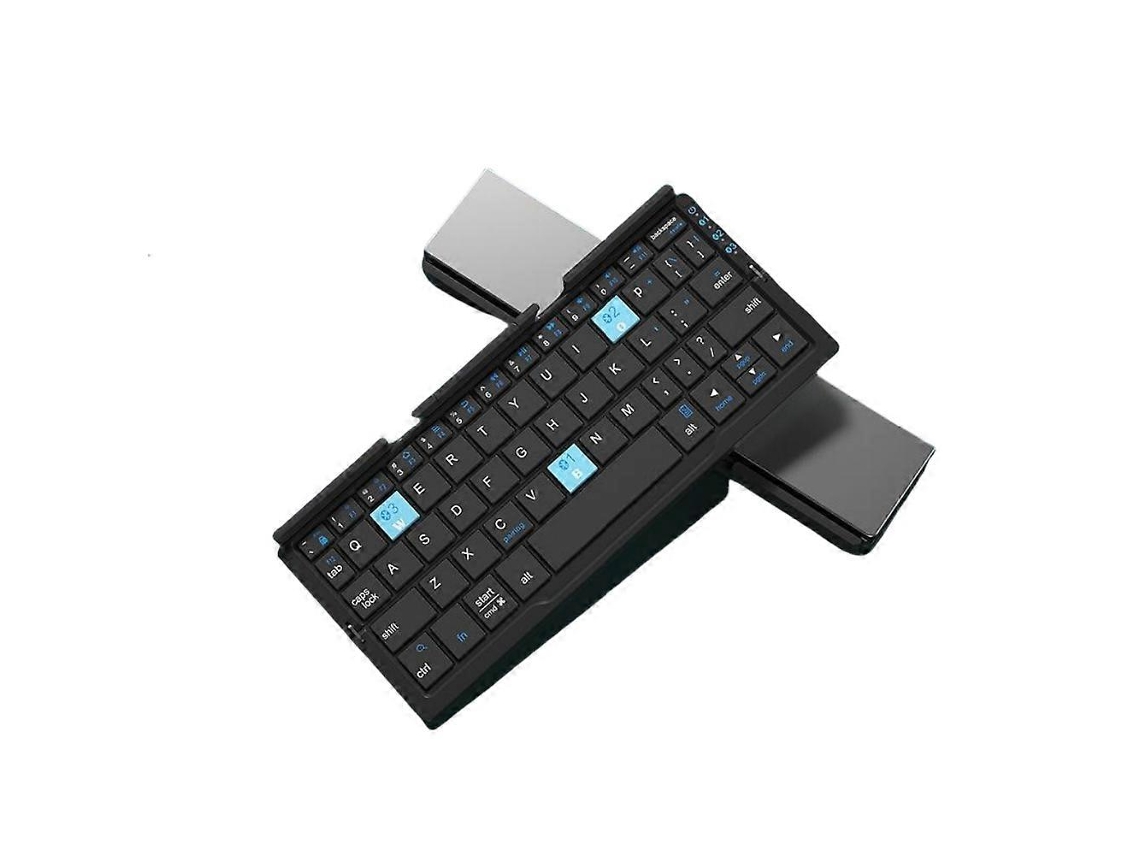 Teclado Dobrável B.o.w Mini, Teclado Portátil Sem Fio Recarregável Everley891