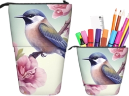 Case Trousse Crayons Télescopique Spring Bird Porte-stylo Multifotionnel Boite Crayon Cosmé Peil