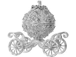 Caixa De Joias Pequena E Decorativa Em Formato De Carruagem, Caixa De Armazenamento Portátil, Presente/lembrança