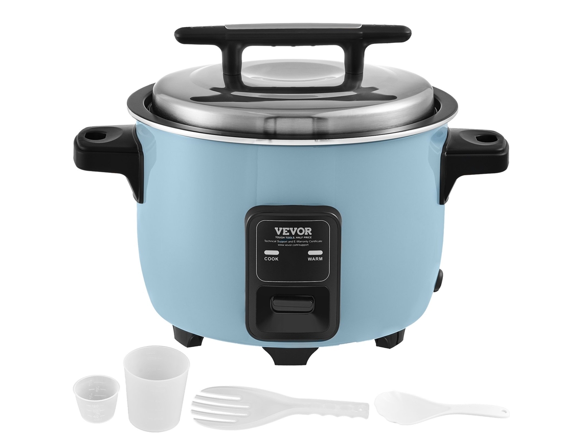Panela Elétrica de Arroz Comercial VEVOR com 40 Xícaras Antiaderente 8 L 440 X 350 X 320 Mm