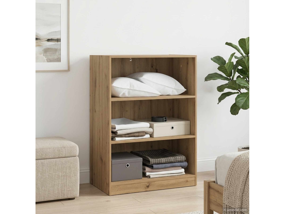 Vidaxl Guarda-roupa Carvalho Artisan 77 X 48 X 102 Cm