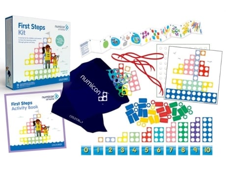 Livro numicon at home first steps kit de tony wing,romey tacon,ruth atkinson (inglês)