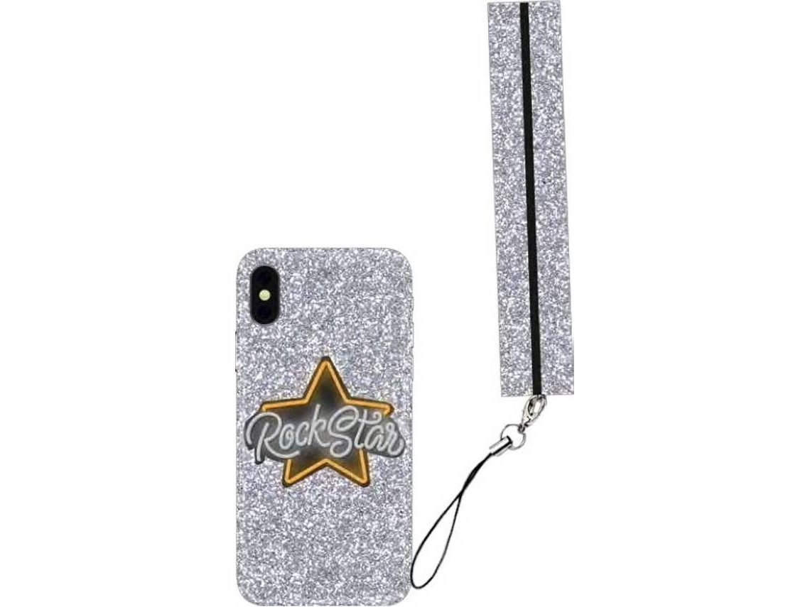 Capa iPhone X, XS BENJAMINS Rockstar Prateado