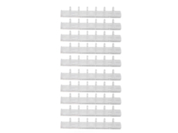 10 pentes de encadernação ABS com 6 furos MARCA