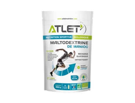 Maltodextrina De Mandioca Biológica Atlet (450g)