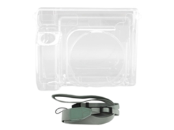 Funda Protectora Transparente Para Cámara Instantánea Wide 400 Con Correa