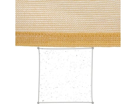 Toldo LOLA HOME Quadrado (5x5 m - Bege - Fibra)