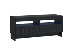 Vidaxl Gabinete De Tv Led Preto Derivados De Madeira