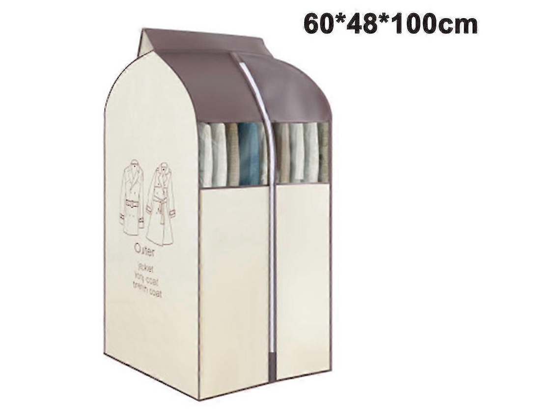 Lurelia Capa Para Roupa, 21 Peças, Antipoeira, Impermeável, Com Fecho, Para Vestidos E Casacos, 60x48x100, Bege/cinza