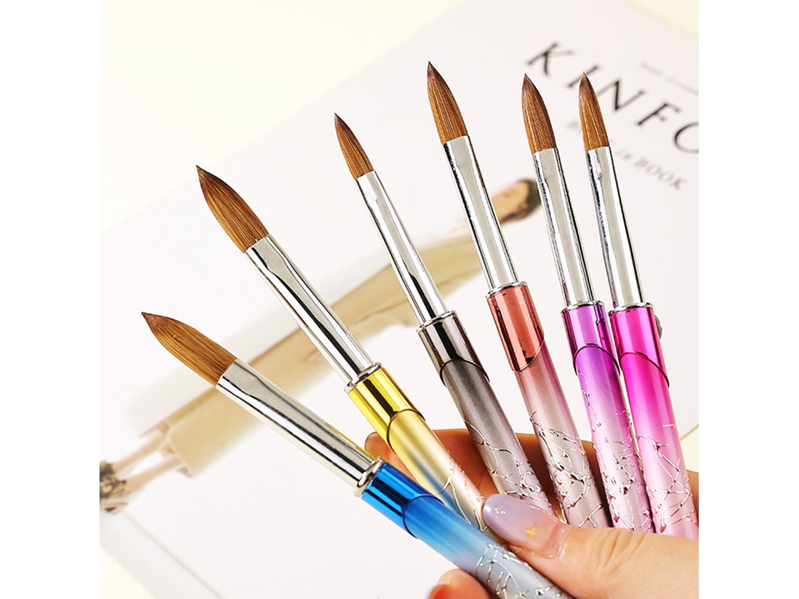 Pincéis Lápis Arte De Unhas Para Pintar Linhas Rayas Flores Design Diy Esmalte De Gel Pincel Set