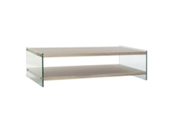 Mesa de Centro em MDF Temperado com Tampo de Vidro AQUANDRA HOUSE LIVING