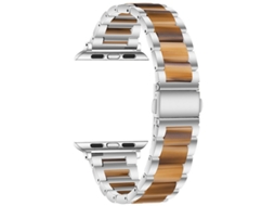 Pulseira Compatível Com Apple Watch, Huawei Gt6, Xiaomi Mi Band 10pro, Redmi Watch 4 5 6-liga Metálica E Resina