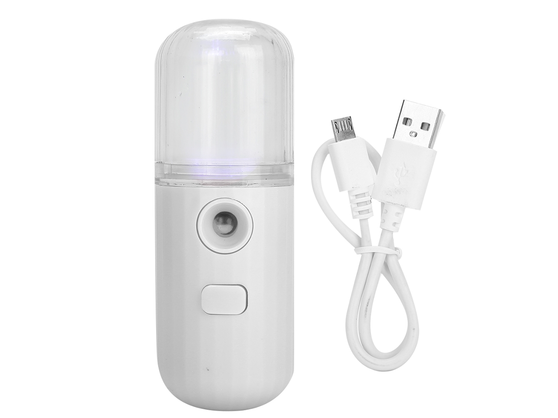Pulverizador De Neblina Portátil Com Hidratação Em Nanômetros E Carregamento Usb