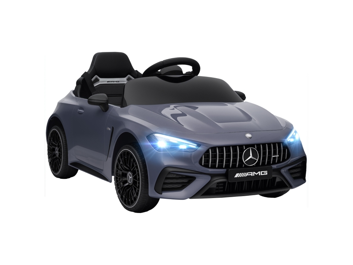 Carrinho Mercedes 12v Controle Remoto Led Cinza VELTRIX