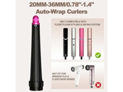 Escova Redonda Grande e Cônica para Modelador de Cachos Shark Flexstyle Auto wrap, Ideal Criar Ondas Texturiza Das. GOKOCO