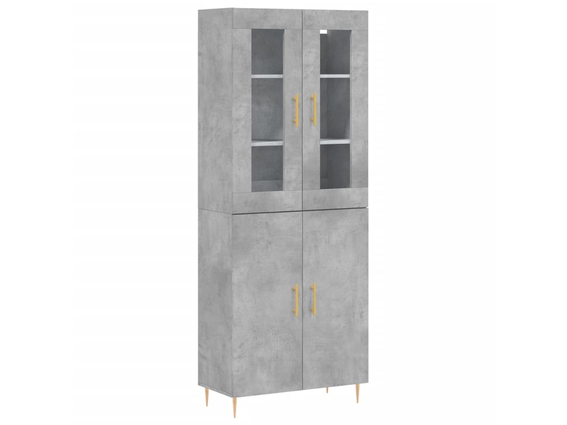Highboard, Highboards Vidaxl Cinzeto Madeira Processada (n/a)