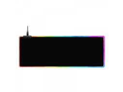 Mousepad Gamer Grande Com Iluminação Led Rgb E Base Antiderrapante, 40x90cm Brilvibera