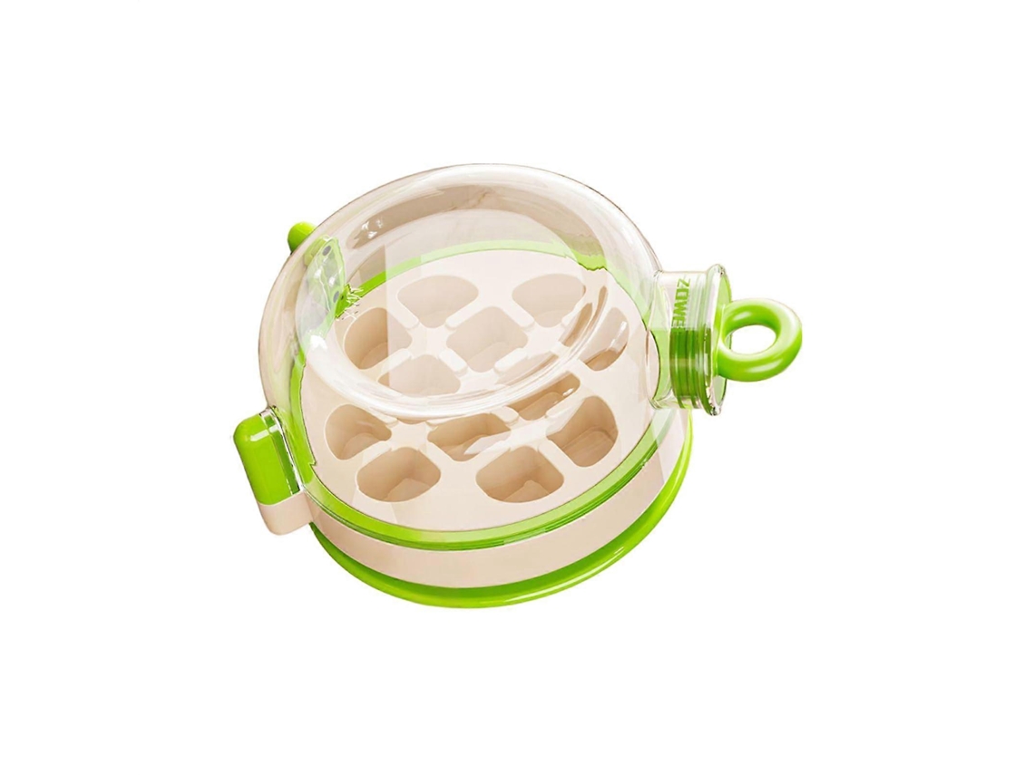 Garrafa Térmica Com Canudo Para Bebidas Geladas No Freezer – Fácil Liberação De Gelo, Design Multifuncional, Verde.