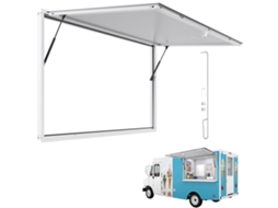 Toldo Para Janela De Serviço De Camiões De Comida 1908 X 1044 X 80 Mm Vevor