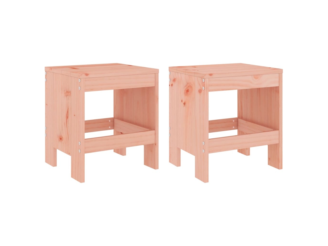 Garden Stool, Garden Stools Vidaxl Marrom Madeira De Douglas (40 X 36 X 45 Cm)