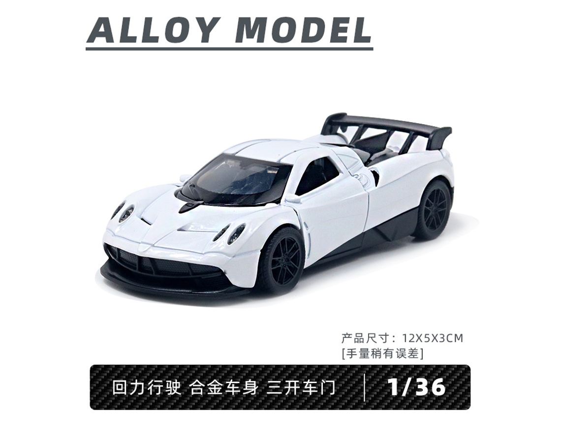 Miniatura de Carro em Escala 1/36, Feita em Metal Fundido, Presente para Crianças. MDUG