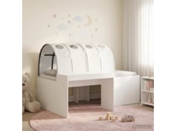 Vidaxl Cama Com Túnel 3 Unid. Carvalho Artisian E Branco