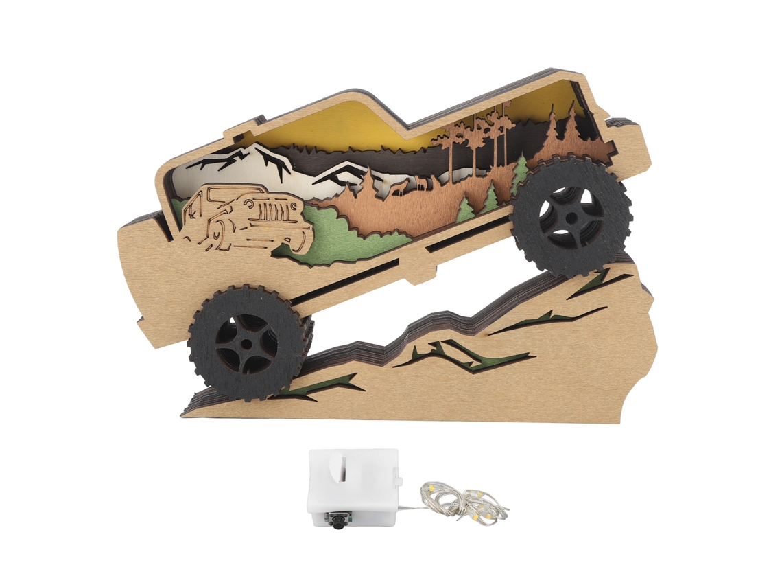 Carro de Madeira Decorativo LAXISCREED