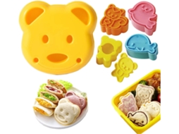 Sanduicheira, Conjunto De 5 Peças Para Fazer Sanduíches E Selar Crianças, Mini Cortador De Pão Em Formato Urso, Esquilo, Golfinho E Cachorro, Marinho