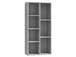 Book Cabinet, Book Cabinets Vidaxl Cinzeto Madeira Processada (n/a)