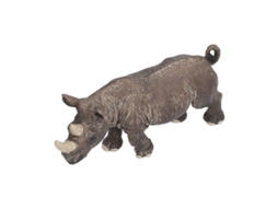 Primerox modelo de Rinoceronte Estático Simulação Decorativo Brinquedo para Crianças 3 Anos+