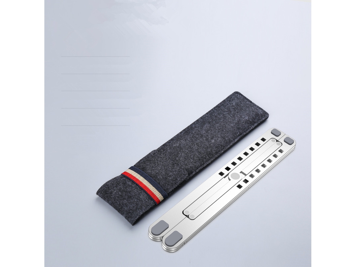 Suporte Para Laptop Ry Jh118 P4 Em Liga De Alumínio, Ajustável, Dobrável, Para Escritório Doméstico, 25,5 X 4 X 0,85 Cm Slowmoose