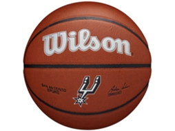 WILSON Team Alliance San Antonio Spurs Ball Wtb3100Xbsan Unissex Bolas de Basquete Marrom 7 Eu