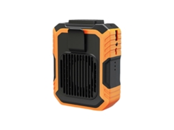 Ventilador Portátil Abs Com Vento Potente, 3 Níveis De Velocidade Ajustáveis, Para Uso Externo, Recarregável.