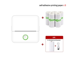 Mini Impressora Térmica Bluetooth Impressora Sem Fio Portátil Compatível com Celular X605 GERTIZ
