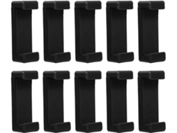 Suporte Para Smartphone Vosarea Preto Com Tripé, Em Abs E Eva, Fácil De Instalar, Interface De Parafuso