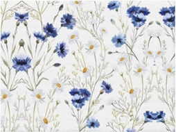 Colcha de Flanela com Estampa Floral Desenhada À Mão Macia e Aconchegante para Sofá Quarto 127 X 101 Cm, Mac