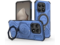 Capa Hexinyigjly Para Xiaomi Redmi Note 15 Pro Plus 5g com Suporte Magnético Azul