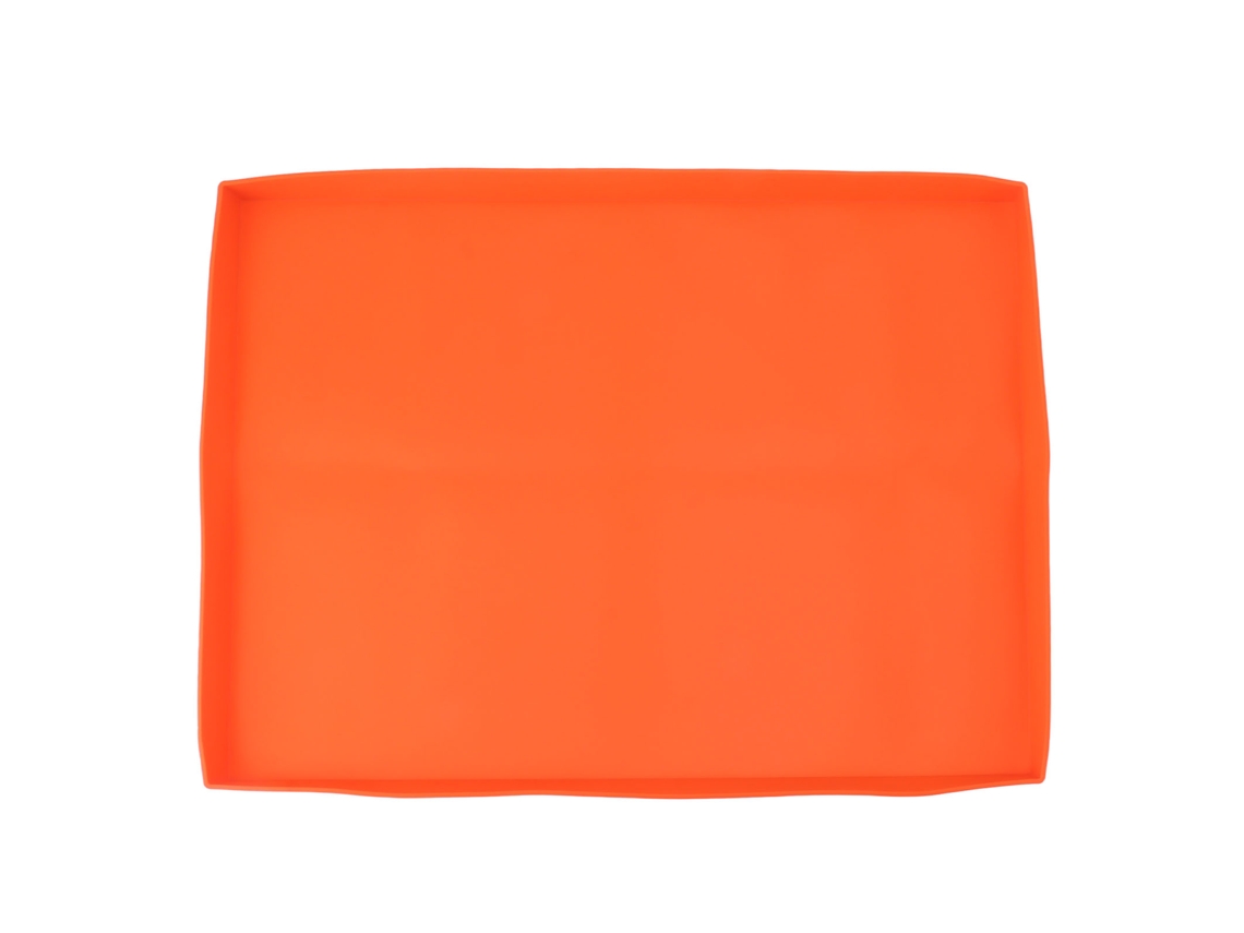 Toalha de grelha silicone resistente, protege contra roedores, sujeira, ferrugem 22in laranja com MARCA