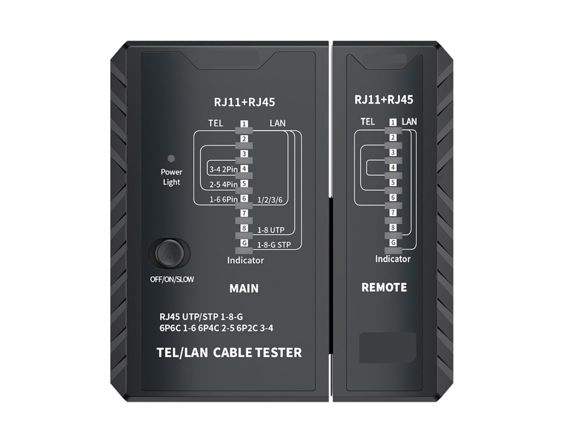 Testeur de câble réseau SFUSHOS, continuité, ligne téléphonique