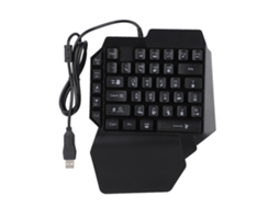Teclado Gaming Unimanual LAXISCREED Iluminado
