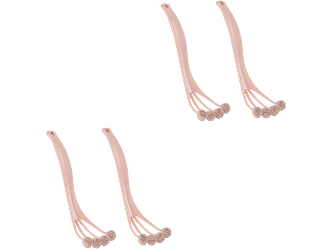 Lurelia Kit De 2 Escovas De Silicone Para Banho De Cuidado Corporal, Cabo Longo, Massagem Suave E Portátil