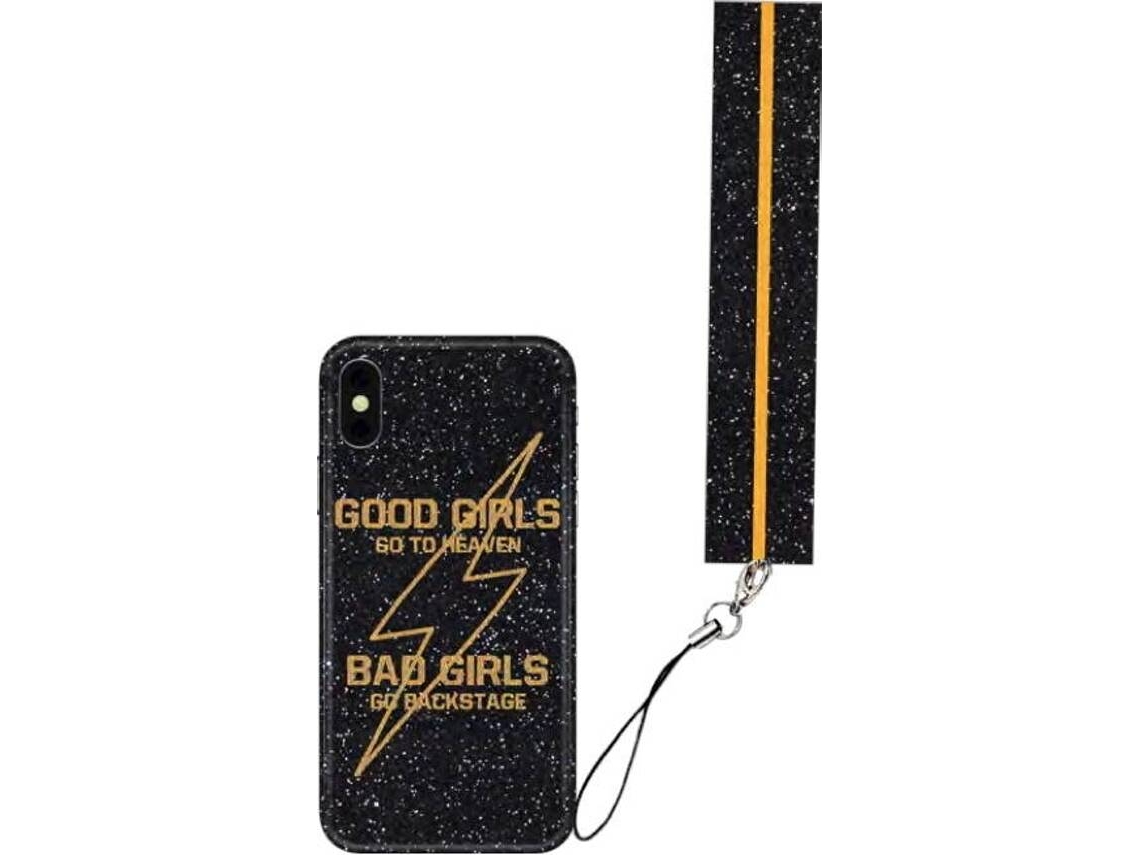 Capa iPhone X, XS BENJAMINS Badgirls Preto