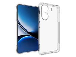 Capa Tymei Para Xiaomi Poco X7 Pro 5g / Redmi Turbo 4 5g Com Quatro Cantos, À Prova De Choque, 1,5 Mm, Transparente