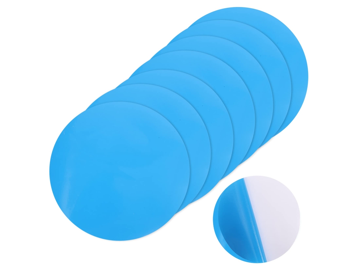 Kit com 20 Remendos Adesivos de Pvc para Barcos e Boias Infláveis. Reparo Rápido e Resistente para Rasgos.