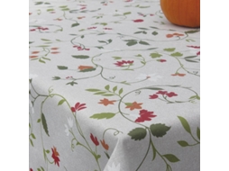 Mantel antimanchas textil floral rollo 1,4 x 25 metros.