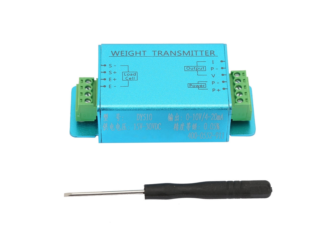 Transmissor de Célula de Carga 4 20ma 0 10v Alta Precisão Pesagem S/MARCA