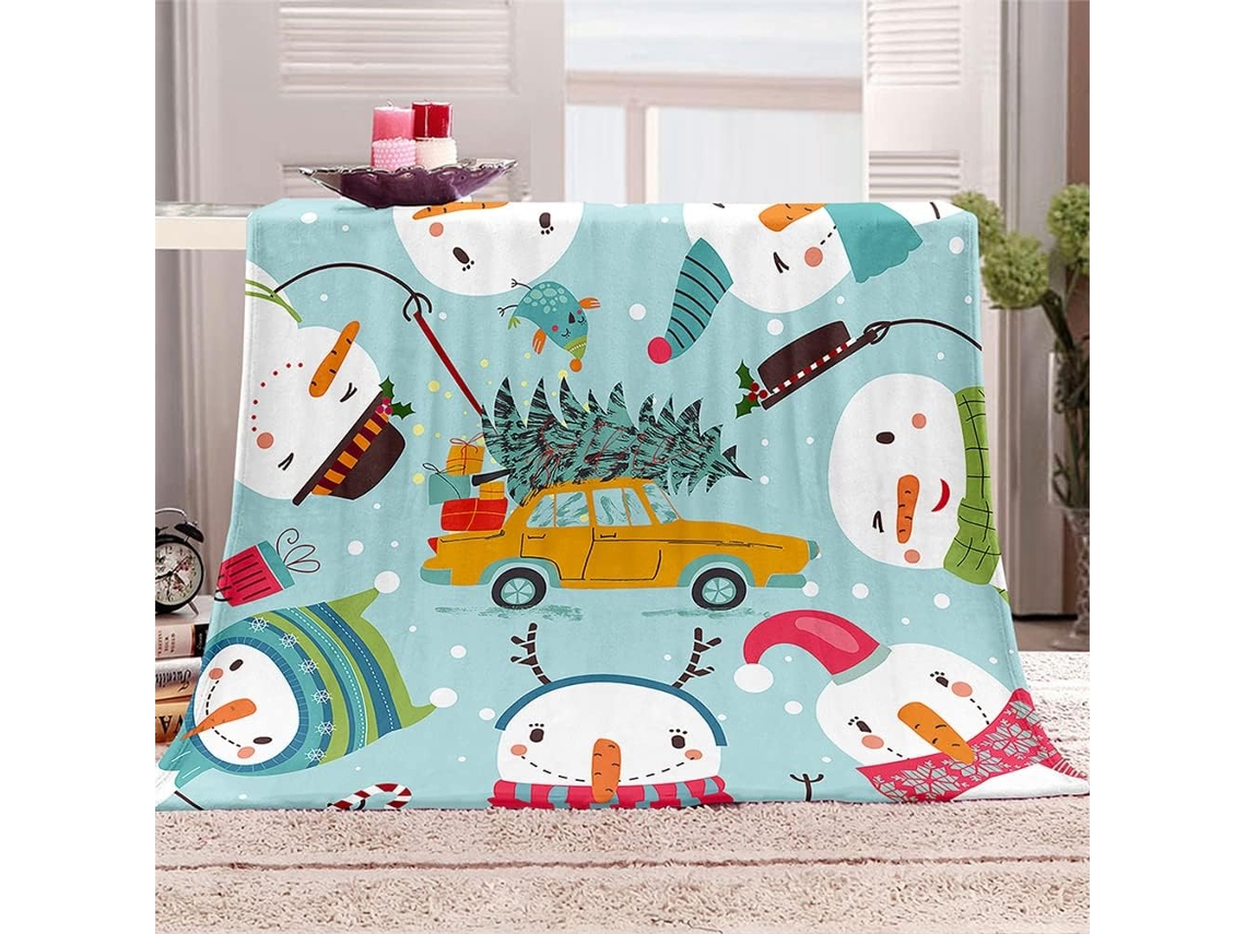 Manta de Flanela Fansu 3d Quente e Macia em Microfibra Ideal para o Inverno Usar na Cama Ou no Sofá Adequada a