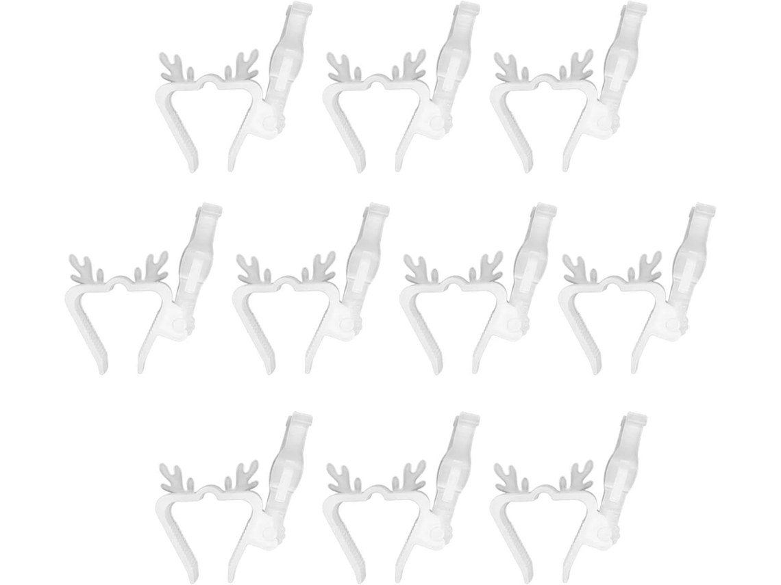 Pacote Com 10 Presilhas Para Luzes De Natal, Ganchos Externas,