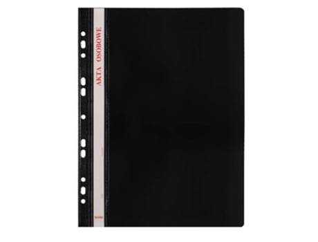 Organizador De Escritório Elegante A4 Em Preto Para Documentos Biurfol