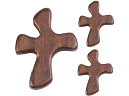 Cruz De Madeira - Conjunto De Oração Portátil, Pequenos Companheiros Espirituais